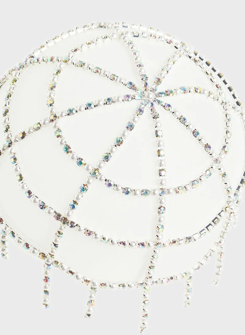 H&M Rhinestone-Chain Headpiece